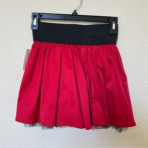 Charlotte Russe Red and Black Skirt
